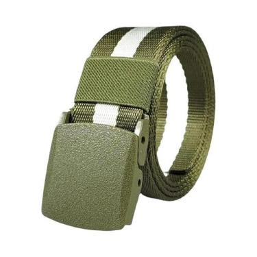 Imagem de Cinto Tático De Nylon Vermelho Com Fivela Automática Para Homens E Mul