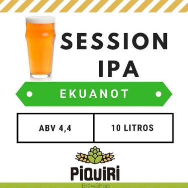 Imagem de Kit de Insumos para Fabricação de Cerveja Artesanal 10L - Session IPA 