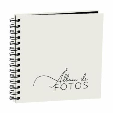 Imagem de Scrapbook Branco Álbum Para Fotos Acompanha Cartelas - Clip