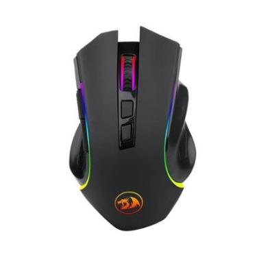 Imagem de Mouse Gamer Sem Fio Redragon Griffin, 8000 DPI, 8 Botões, Wireless, Preto - M602-KS-Unissex