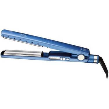 Imagem de Chapinha Philco Ultra Titanium 40W com Emissão de Íons, Azul, Bivolt