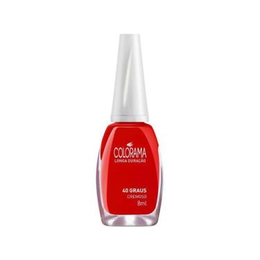 Imagem de Esmalte Colorama Cor 40 Graus com 8ml, 40 Graus, 8ml