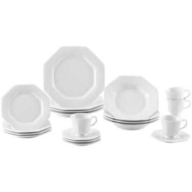 Imagem de Aparelho de Jantar em Porcelana 20 Peças - Schmidt Prisma