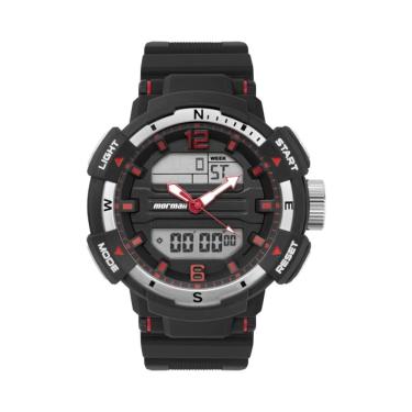 Imagem de Relógio Mormaii Masculino Ref: Mobj4097/8r Esportivo Anadigi Black