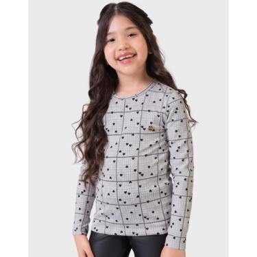 Imagem de Blusa Detalhada Vermelho Elegante Frio Moda Dia a Dia Para o Inverno - Menina 4 a 14 anos-Feminino