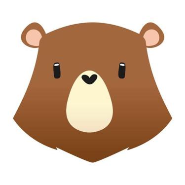 Imagem de Placa de Parede Decorativa Urso Tpc para Quarto Infantil em MDF 35X25CM com 1 Shape
