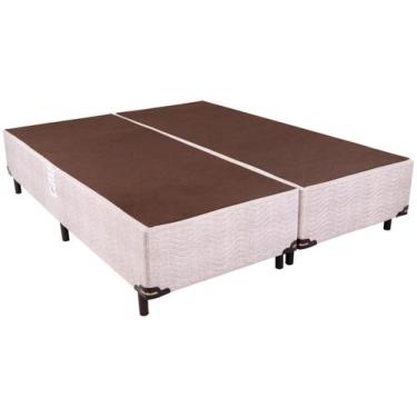 Imagem de Base Cama Box Queen Size Ortobom Bipartido 31x158x198cm Ortotech, Bran