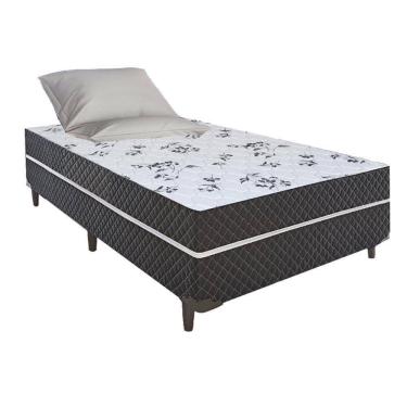 Imagem de Cama Box Solteiro Conjugada Ortopédica 88x188x39