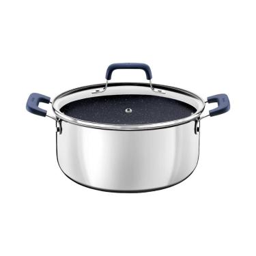 Imagem de Caçarola Tramontina Romagna Aço Inox Cerâmico Black Stone 24 cm 5,24 L