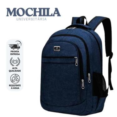 Imagem de Mochilas Viagem Impermeável Reforçada Compartimento Para Notebook - Ne