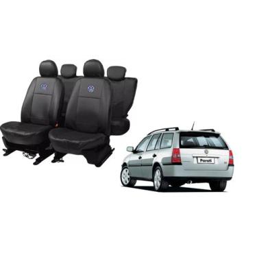 Imagem de Conjunto Capas Couro Parati 97-12 proteção completa sujeira líquidos -