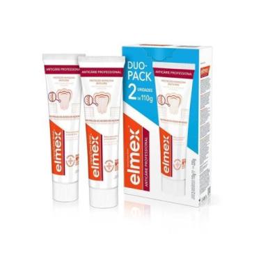 Imagem de Kit Creme Dental Elmex Anticárie Professional 2 Unidades 110g