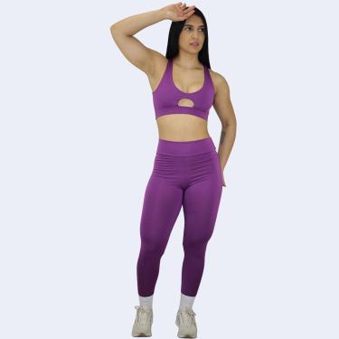 Imagem de Conjunto Feminino Fitness Dry Cintura Alta Academia Yoga Pilates Corrida Treino-Feminino