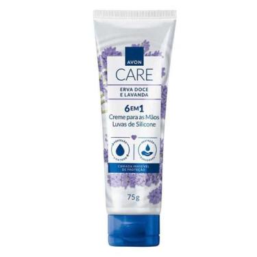 Imagem de AVON CARE ERVA DOCE E LAVANDA LUVAS SILICONE CREME MAOS 75g
