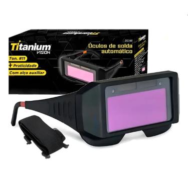 Imagem de Óculos de Solda Automático Titanium Vision Tonal 11 Mod 5746 com Escurecimento de Lente
