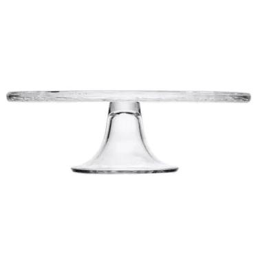 Imagem de Prato para Bolo com Pé New Butterfly Cristal 11,5x30cm 221434 - Lyor -