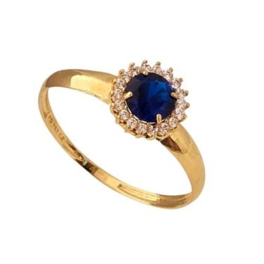 Imagem de Anel Feminino Estilo Formatura Em Ouro 18K - COMERCIAL