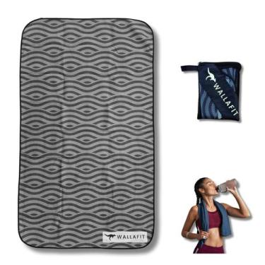 Imagem de Toalha De Microfibra Natação Sport Wallafit, Preto
