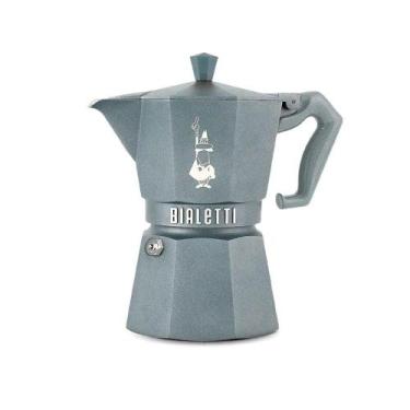 Imagem de Cafeteira Moka Bialetti Exclusive Induction 3 Xícaras Cinza: Tradição 
