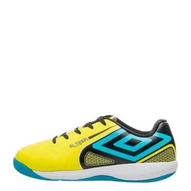 Imagem de Tênis Infantil Umbro Pro 5 JR REF: U07FB00092-160, Preto limão, Coral,