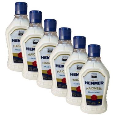 Imagem de Combo 6 maionese tubo hemmer 930 gr - 6 unidades