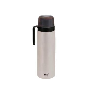 Imagem de Garrafa Térmica Fit Inox com Alça 1 Litro - MOR