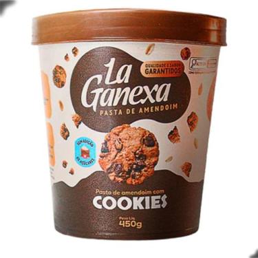 Imagem de Pasta de Amendoim Gourmet Protein 450g La Ganexa, Cookies