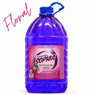 Imagem de Desinfetante Sophia 5L - Altamente Concetrado e Perfumado, Roxo