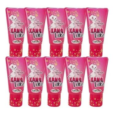 Imagem de Kit Gel Lubrificante Xana Loka Excitante Hotflowers 10un