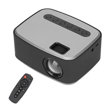 Imagem de Projetor, alto brilho prata preto projetor portátil alto-falantes embutidos de 2 w full hd 1080 p para home theater para
