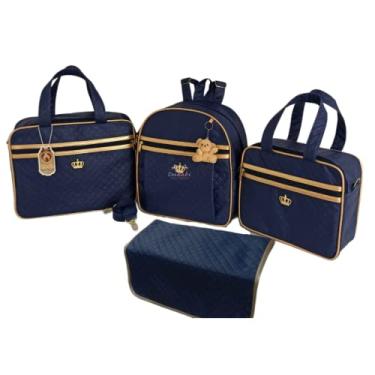 Imagem de Kit Bolsa Bebê Saída Maternidade Com Mochila Menina/Menino (a DuBabi Marinho)