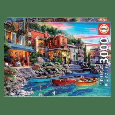 Imagem de Puzzle 3000 Peças Lago De Como, Itália - Educa - Grow