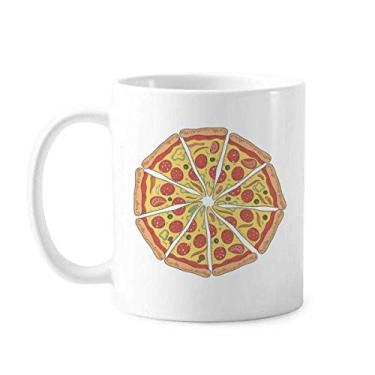 Imagem de Peppers Pizza Itália Tomate Comida Caneca Cerâmica Café Porcelana Utensílios de Mesa