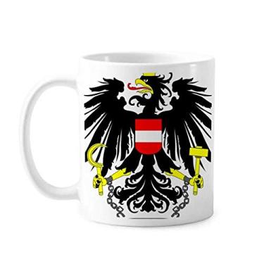 Imagem de Caneca country com emblema nacional da Áustria cerâmica xícara de café porcelana louça