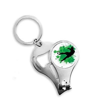 Imagem de Penalty Kick Futebol Futebol Esportes Anel Alicate Chaveiro Abridor de Garrafas Cortador