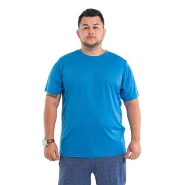Imagem de Camiseta Dry Fit Plus Size Masculina Academia Treinos Esporte - Fix