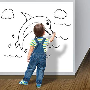 Imagem de Adesivo Quadro Branco Lousa Decorativa 2m X 45cm