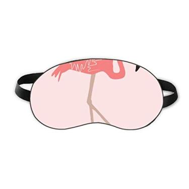 Imagem de Walking Flamingo Padrão Pink Sleep Eye Shield Soft Night Blindfold Shade Cover