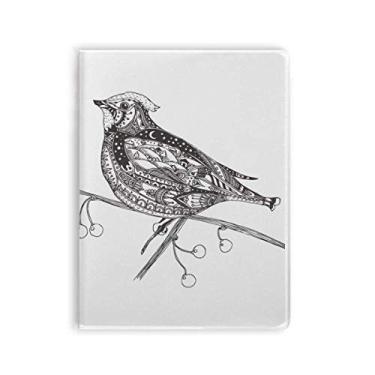 Imagem de Caderno de capa macia com desenho de pássaro Flying Line