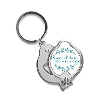 Imagem de Cortador de unhas com guirlanda e tesoura de aço inoxidável