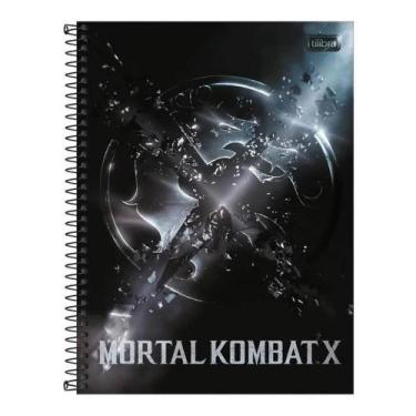 Imagem de Caderno Universitario Mortal Kombat X 1 Materia 80F Tilibra
