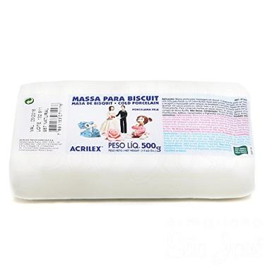Imagem de Massa para Biscuit Acrilex 500 gr - Branco 519