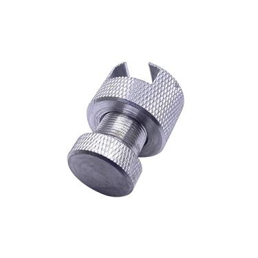 Imagem de TUOREN Ferramentas Luthier para fabricação de violino, suporte de pino de extremidade traseira, cola para violino, viola, violoncelo, prata