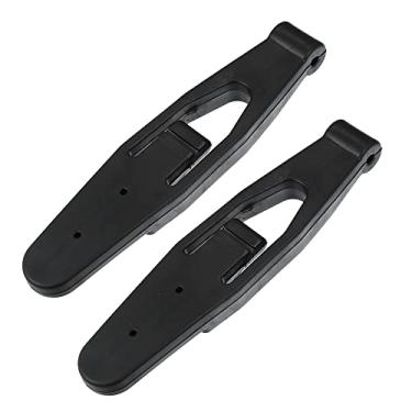 Imagem de Motoforti Kit de montagem de trava de capô, base de trava do suporte do capô do motor, para Kenworth T300 2004-2007, borracha, 63011005A 63011005, preto, 2 peças