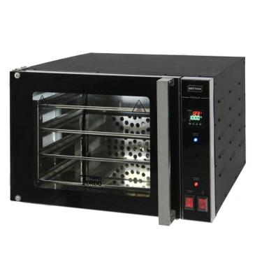 Imagem de Forno Turbo Elétrico Metvisa Black Max 4 Esteiras 65 Litros 2000W Monofásico 127V FTE65MB127M605