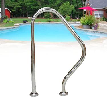 Imagem de Corrimão de piscina trilho de mão de aço inoxidável antiderrapante trilho de garra para piscina trilho de escada