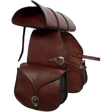 Imagem de Jogo de Alforge e Porta Capa de Couro SV3158 - Havana