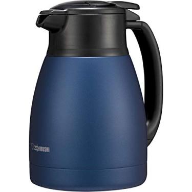 Imagem de Zojirushi Garrafa a vácuo de aço inoxidável SH-HC10AD, 1 litro, azul-marinho fosco