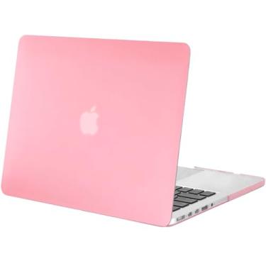 Imagem de Capa para MacBook Pro 13 Polegadas A1502 A1425 Fabricado 2012 a 2015 com HDMI, sem Drive CD/DVD (Rosa Fosco)