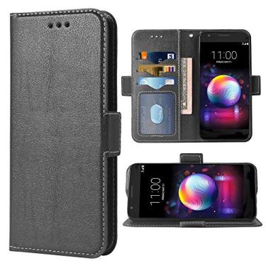 Imagem de Capa de telefone para LG K30 2018 13.5 cm Folio Flip Wallet Case, slots para cartão de crédito de couro PU resistente proteção total suporte capa protetora para telefone para LLGK30 K 30 30K LMX410